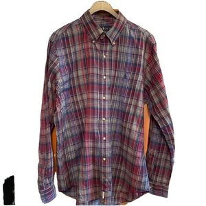 Ralph Lauren Men's multi-color Plaid Button-Down Shirt - Red,Blue,green size L
